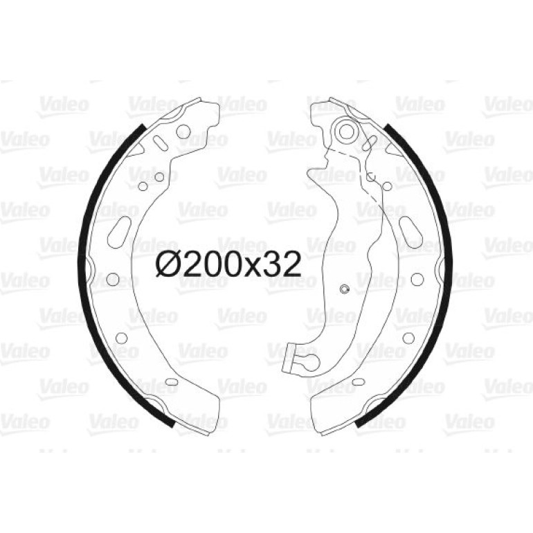 Bremsbackensatz 564086 Bremsbackensatz 564086