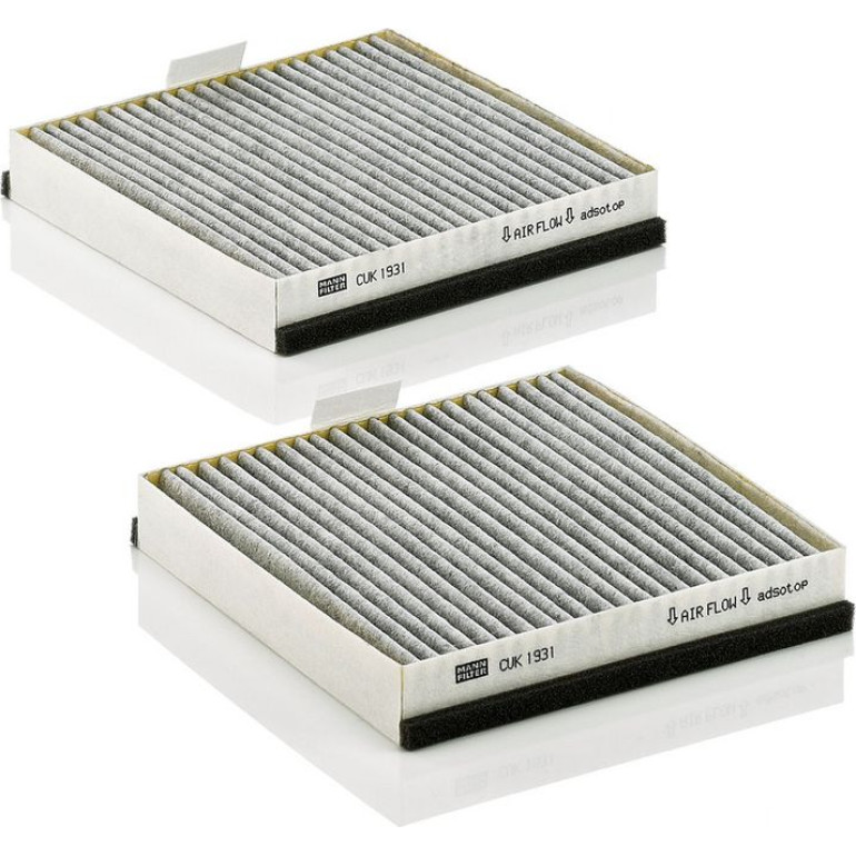 MANN-FILTER CUK 1931-2 Innenraumfilter, Aktivkohlefilter MANN-FILTER CUK 1931-2 Innenraumfilter, Aktivkohlefilter