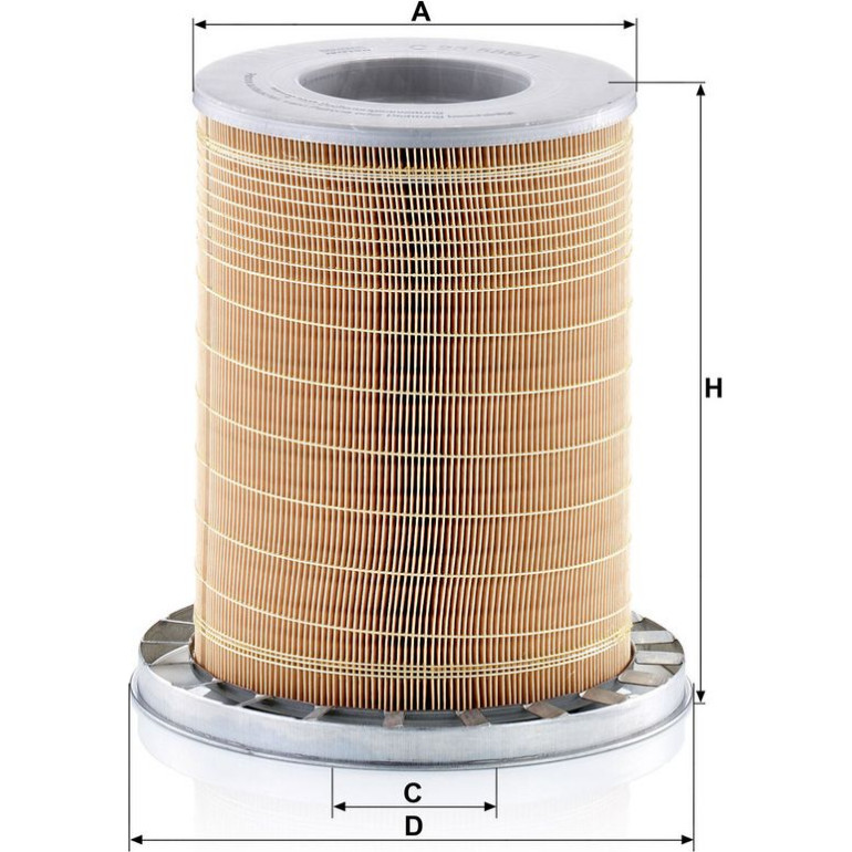 MANN-FILTER C 23 589/1 Sekundärluftfilter MANN-FILTER C 23 589/1 Sekundärluftfilter