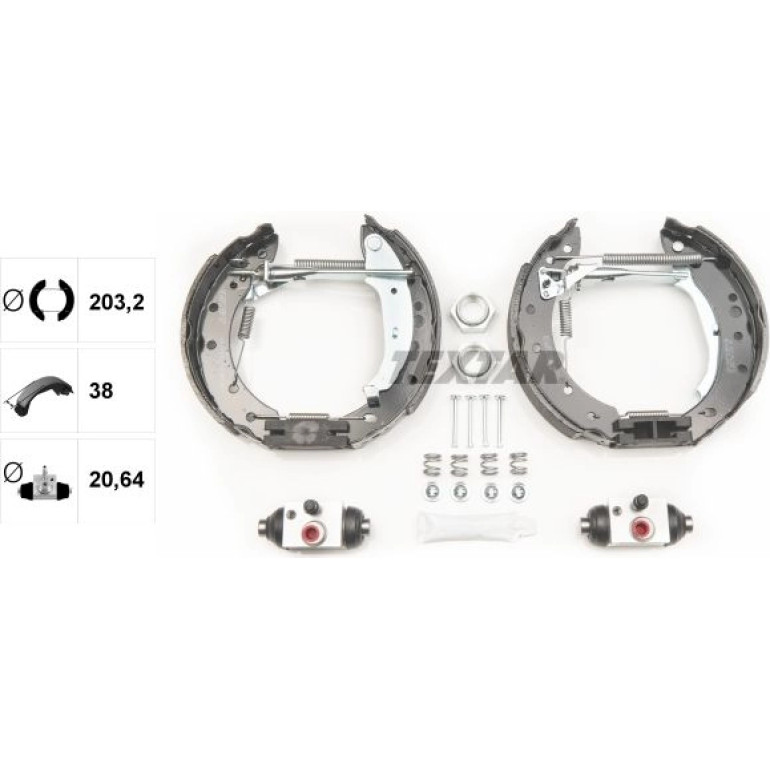 Bremsbackensatz 84061801 Bremsbackensatz 84061801