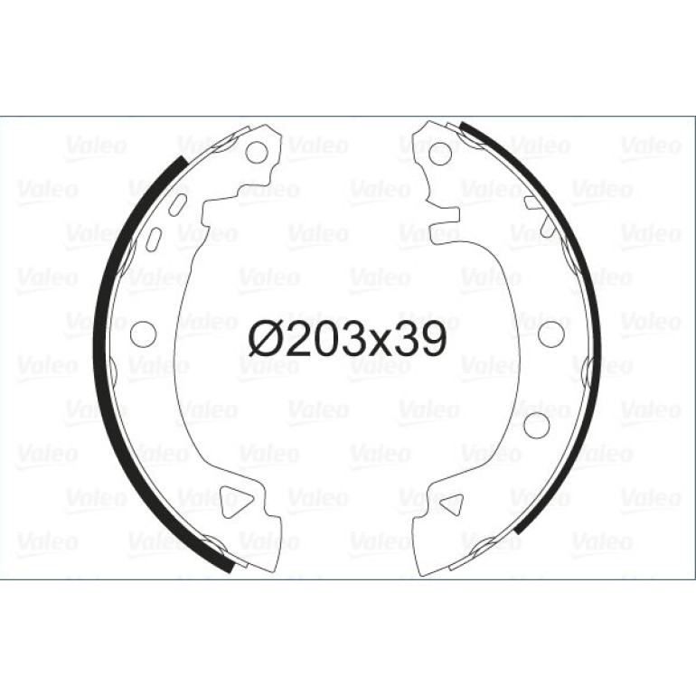 Bremsbackensatz 562041