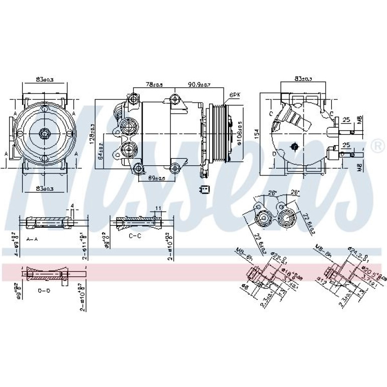 Kompressor, Klimaanlage 890392