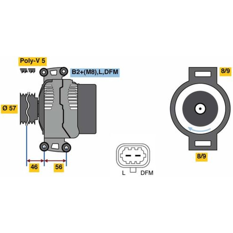 Generator 0 124 425 056 Generator 0 124 425 056