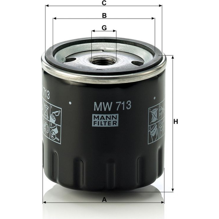 Ölfilter MW 713