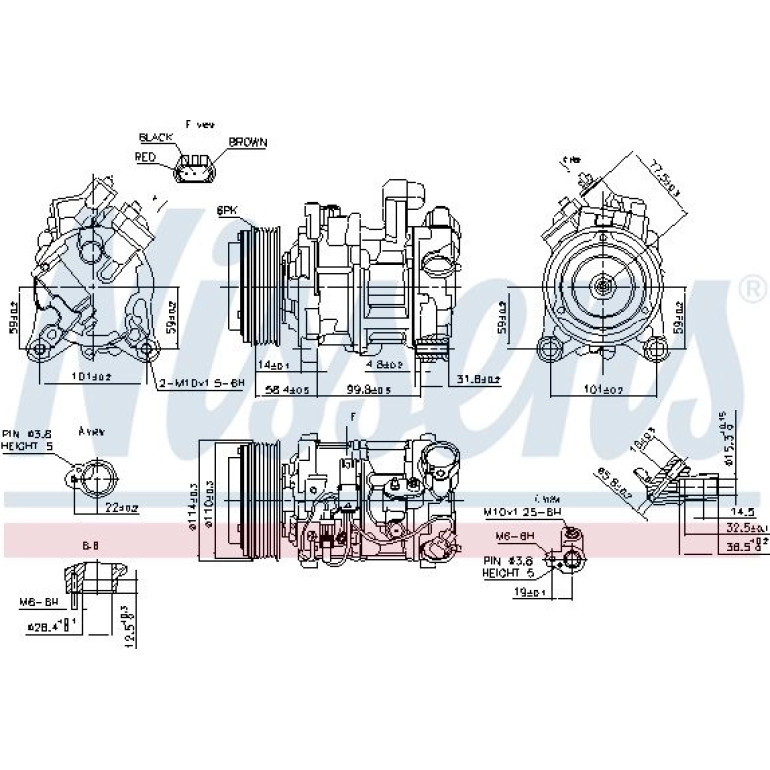 Kompressor, Klimaanlage 89585 Kompressor, Klimaanlage 89585