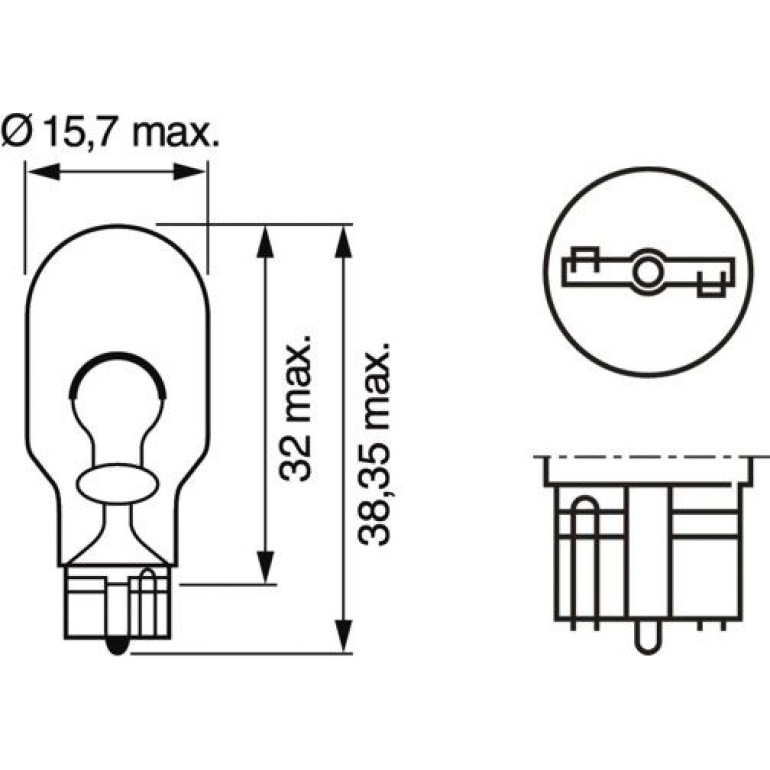 Glühlampe, Rückfahrleuchte 1 987 301 049
