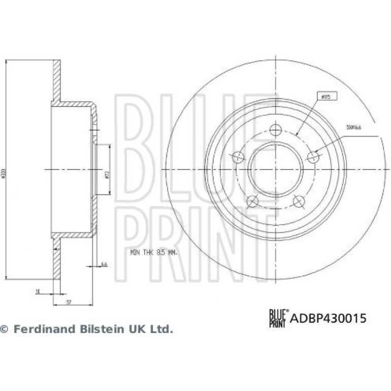 Bremsscheibe ADBP430015 Bremsscheibe ADBP430015