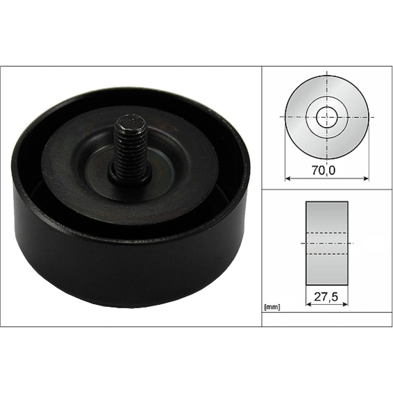 Umlenk-/Führungsrolle, Keilrippenriemen 532 0606 10
