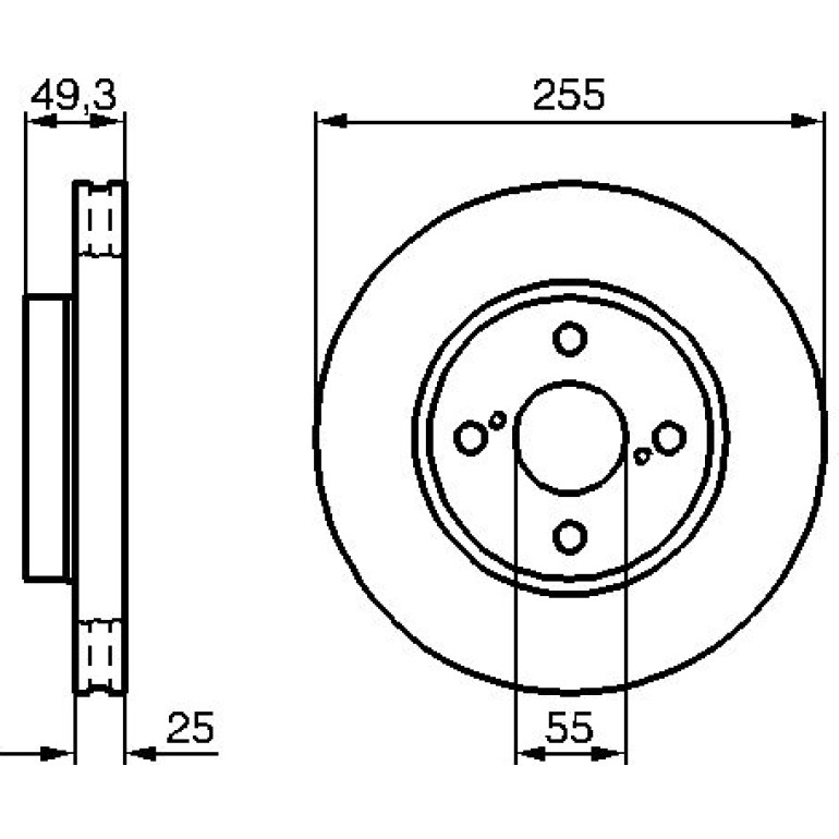 Bremsscheibe 0 986 479 B70 Bremsscheibe 0 986 479 B70