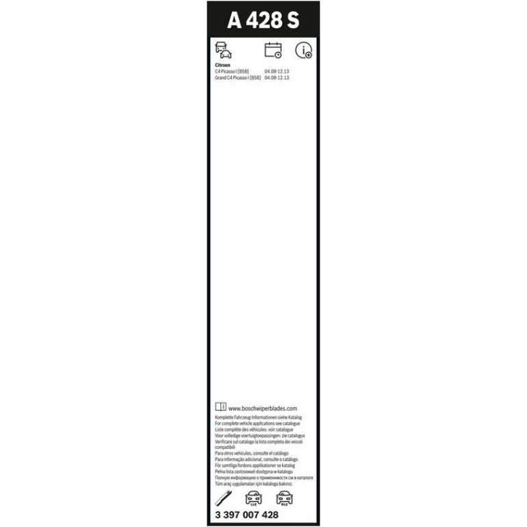 BOSCH A 428 S Scheibenwischer Aerotwin 3 397 007 428