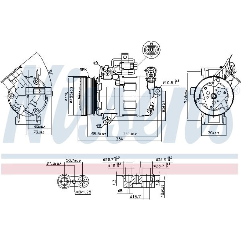 Kompressor, Klimaanlage 89216 Kompressor, Klimaanlage 89216