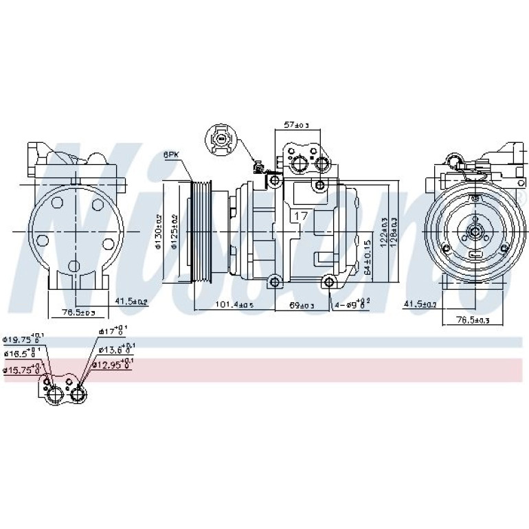 Kompressor, Klimaanlage 89153 Kompressor, Klimaanlage 89153