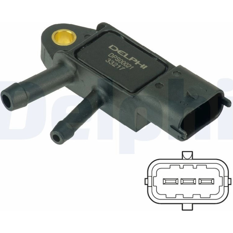 Sensor, Abgasdruck DPS00021