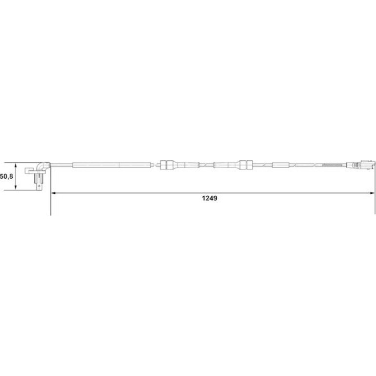 Sensor, Raddrehzahl 0 265 007 666 Sensor, Raddrehzahl 0 265 007 666