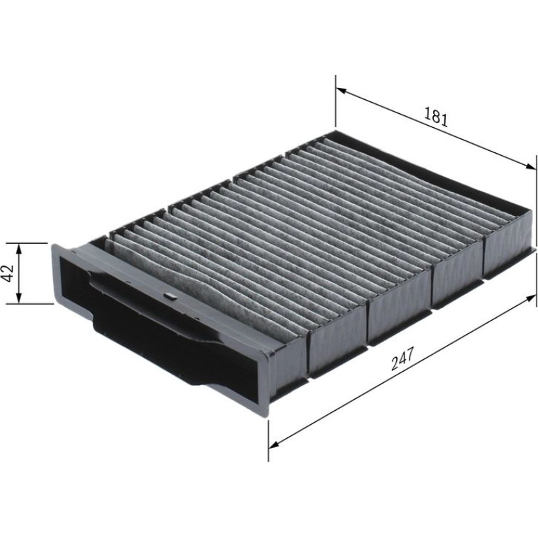 BOSCH 1 987 432 393 Innenraumfilter BOSCH 1 987 432 393 Innenraumfilter
