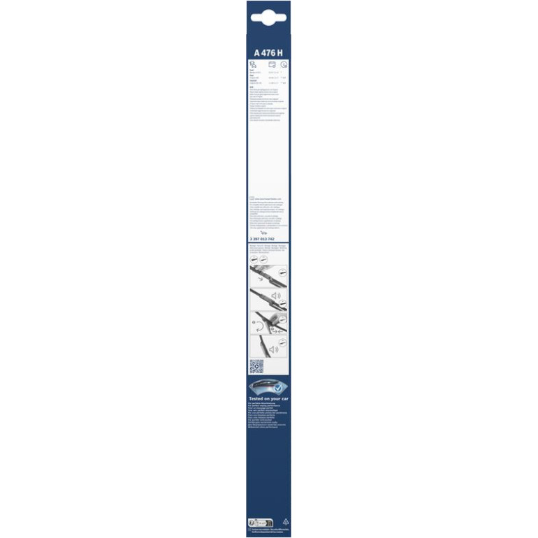 BOSCH A 475 H Scheibenwischer Rear Aerotwin 3 397 013 742 BOSCH A 475 H Scheibenwischer Rear Aerotwin 3 397 013 742