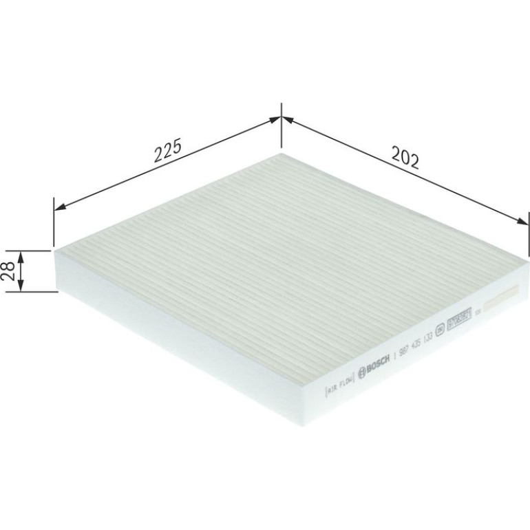Filter, Innenraumluft 1 987 435 133 Filter, Innenraumluft 1 987 435 133