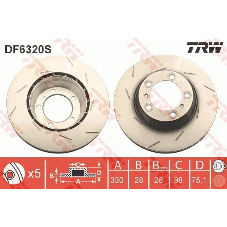Bremsscheibe DF6320S