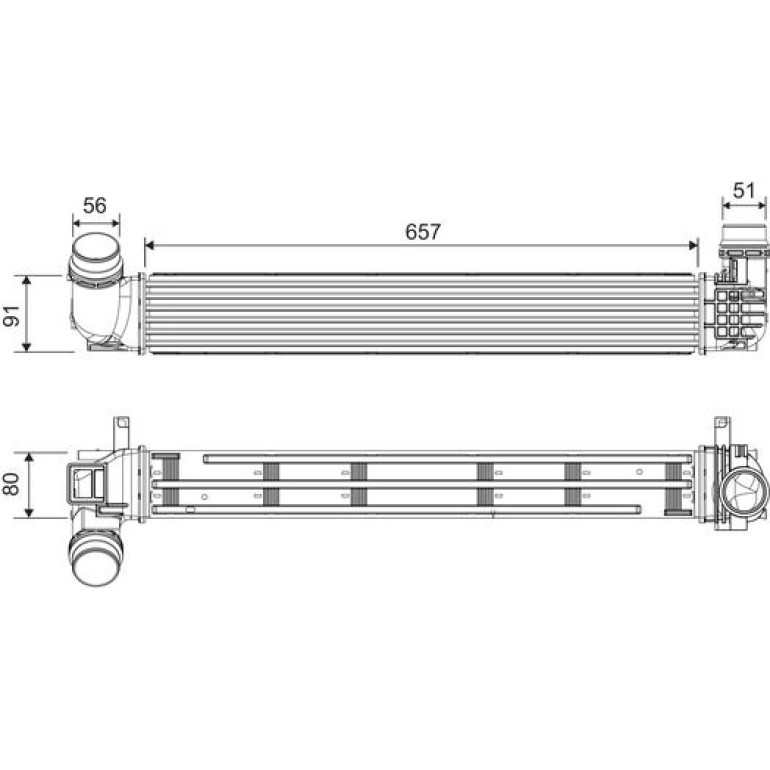 Ladeluftkühler 818878 Ladeluftkühler 818878