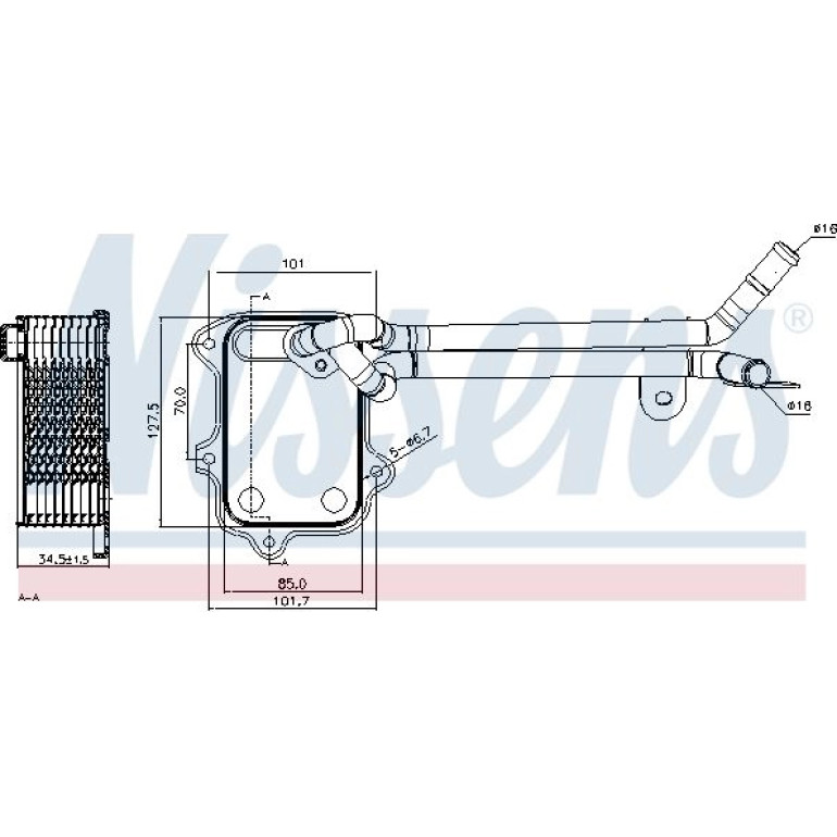 Ölkühler, Motoröl 90679