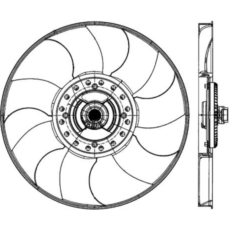 Lüfter, Motorkühlung CFF 489 000P Lüfter, Motorkühlung CFF 489 000P