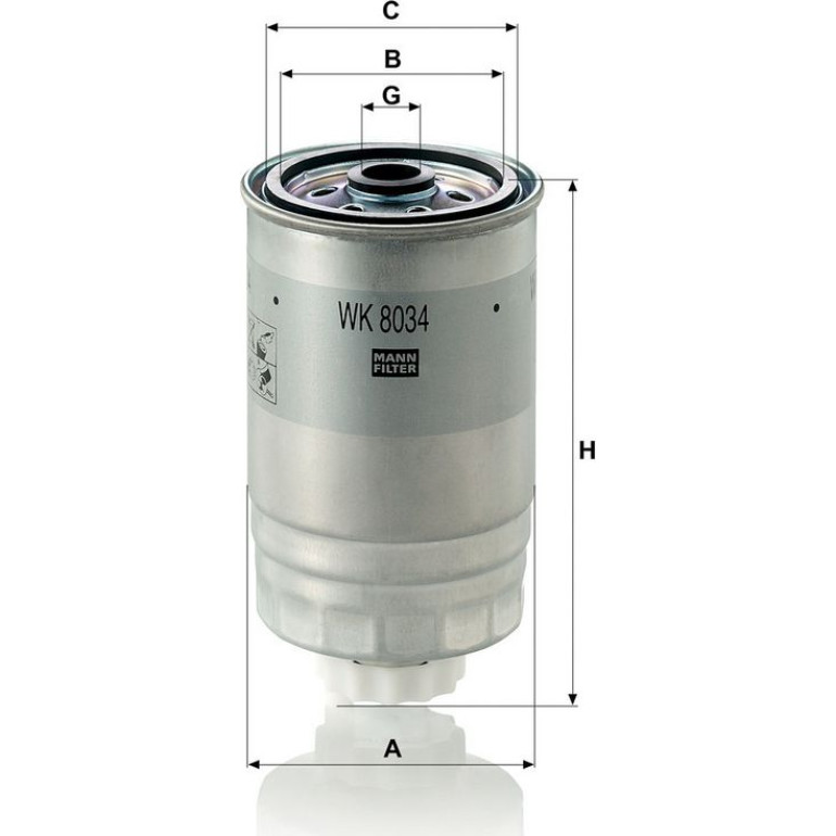 Kraftstofffilter WK 8034 Kraftstofffilter WK 8034