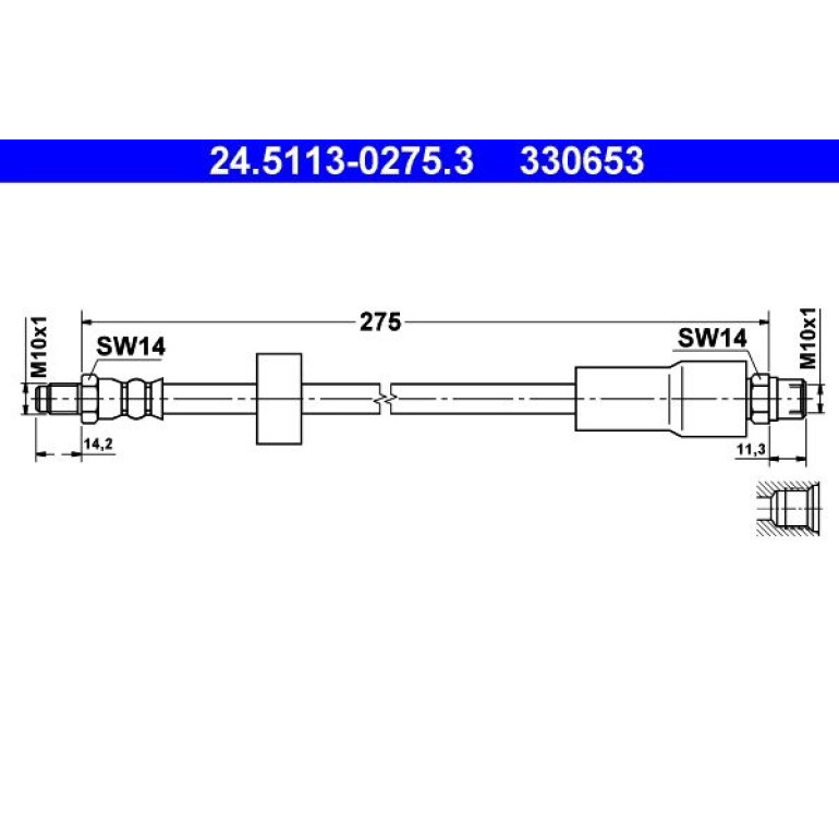 Bremsschlauch 24.5113-0275.3
