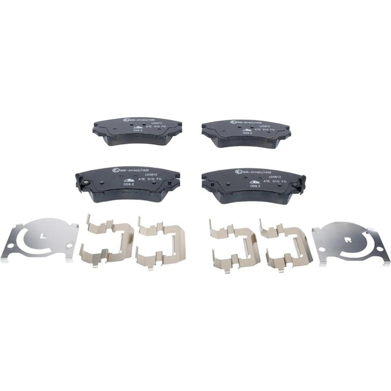 ATE Ceramic 13.0470-5612.2 Bremsbeläge mit akustischer Verschleißwarnung ATE Ceramic 13.0470-5612.2 Bremsbeläge mit akustischer Verschleißwarnung