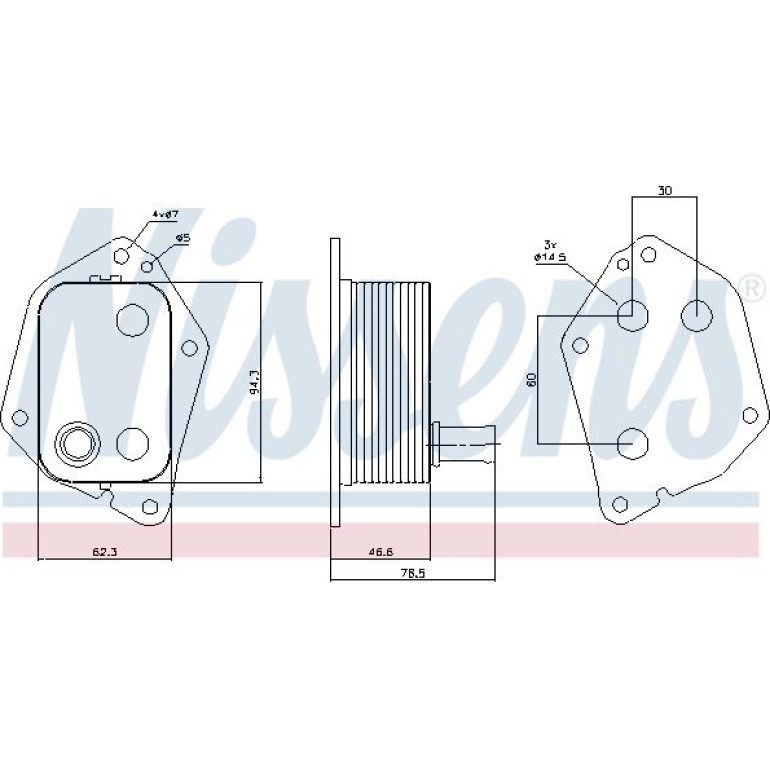 Ölkühler, Motoröl 90721 Ölkühler, Motoröl 90721