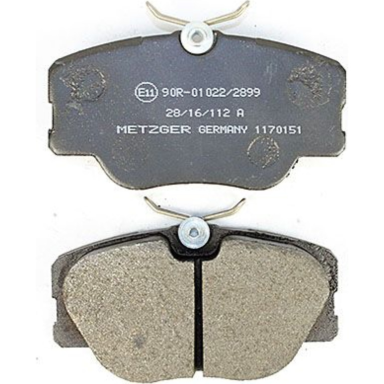 Bremsbelagsatz, Scheibenbremse 1170151 Bremsbelagsatz, Scheibenbremse 1170151