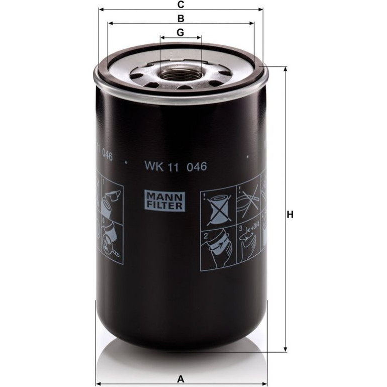 Kraftstofffilter WK 11 046 Kraftstofffilter WK 11 046