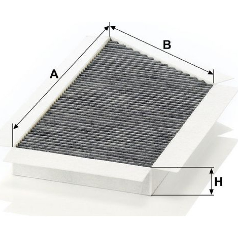 MANN-FILTER CUK 3448 Innenraumfilter, Aktivkohlefilter MANN-FILTER CUK 3448 Innenraumfilter, Aktivkohlefilter