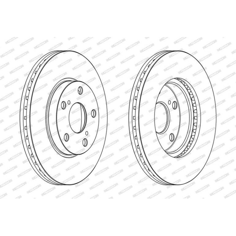 Bremsscheibe DDF2653C