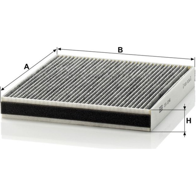 MANN-FILTER CUK 2246 Innenraumfilter, Aktivkohlefilter MANN-FILTER CUK 2246 Innenraumfilter, Aktivkohlefilter