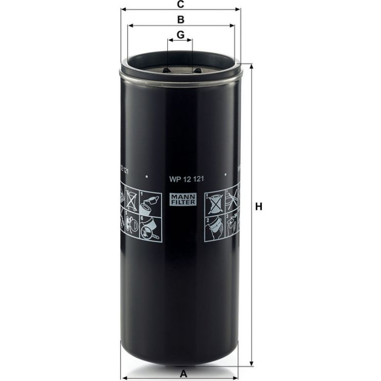 Ölfilter WP 12 121 Ölfilter WP 12 121