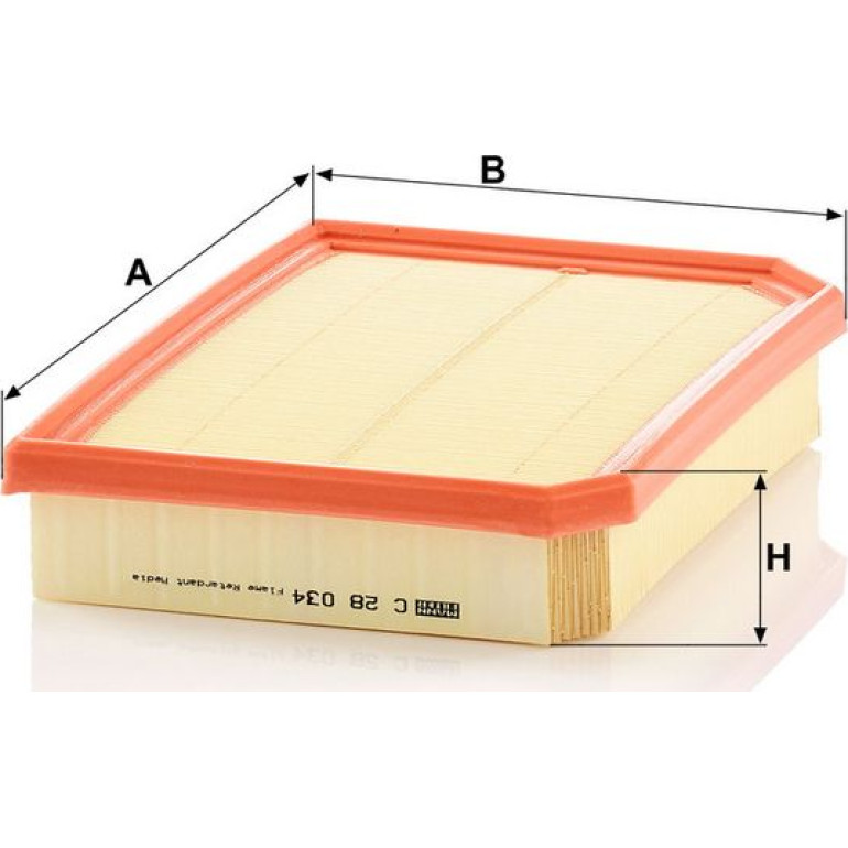 MANN-FILTER C 28 034 Luftfilter MANN-FILTER C 28 034 Luftfilter