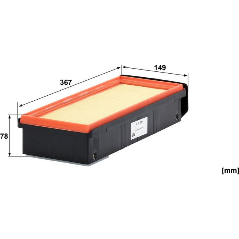 MANN-FILTER C 37 009 Luftfilter MANN-FILTER C 37 009 Luftfilter