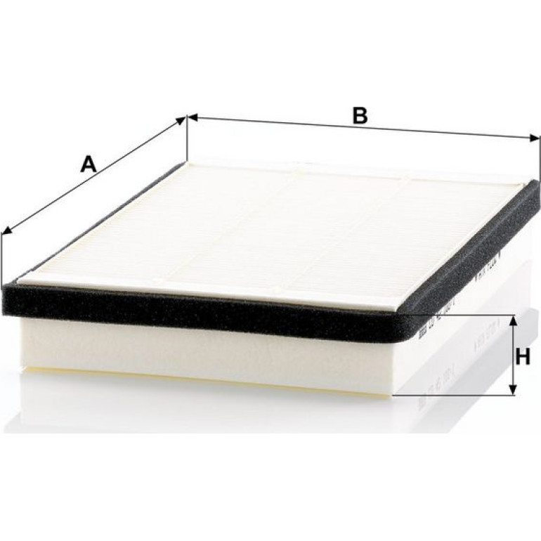 MANN-FILTER CU 42 100/1 Innenraumfilter, Partikelfilter MANN-FILTER CU 42 100/1 Innenraumfilter, Partikelfilter
