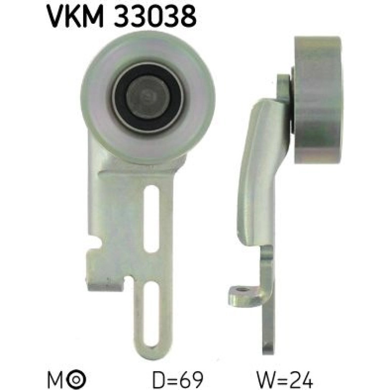 Spannrolle, Keilrippenriemen VKM 33038