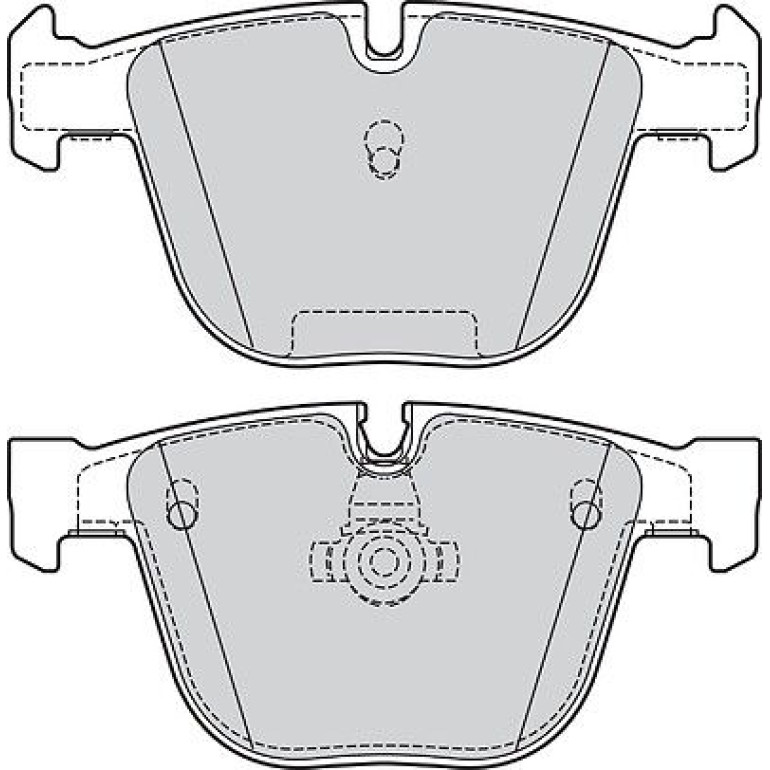 Bremsbelagsatz, Scheibenbremse 601730