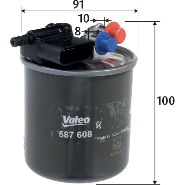 Kraftstofffilter 587608