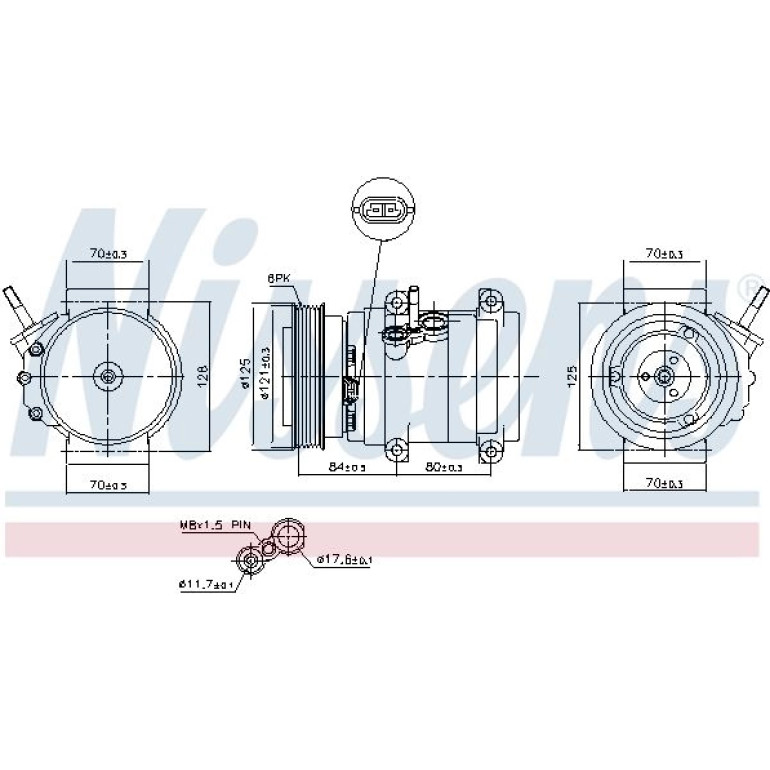 Kompressor, Klimaanlage 890679 Kompressor, Klimaanlage 890679