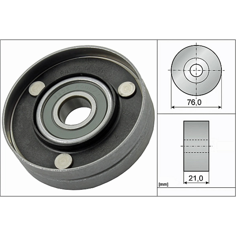 Umlenk-/Führungsrolle, Keilrippenriemen 532 0567 10
