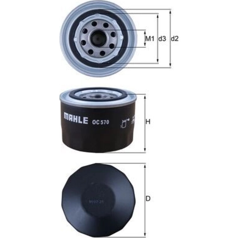 Ölfilter OC 570 Ölfilter OC 570