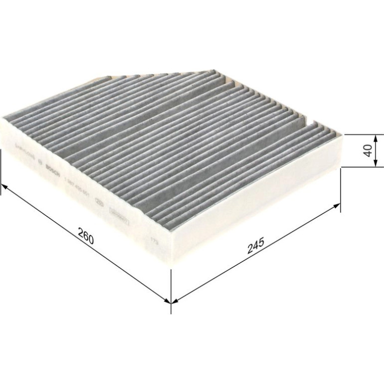 BOSCH 1 987 435 601 Innenraumfilter FILTER+pro BOSCH 1 987 435 601 Innenraumfilter FILTER+pro