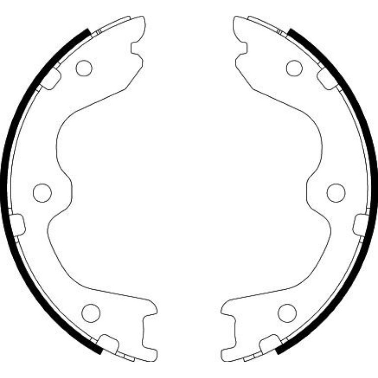Bremsbackensatz, Feststellbremse 8DA 355 050-691