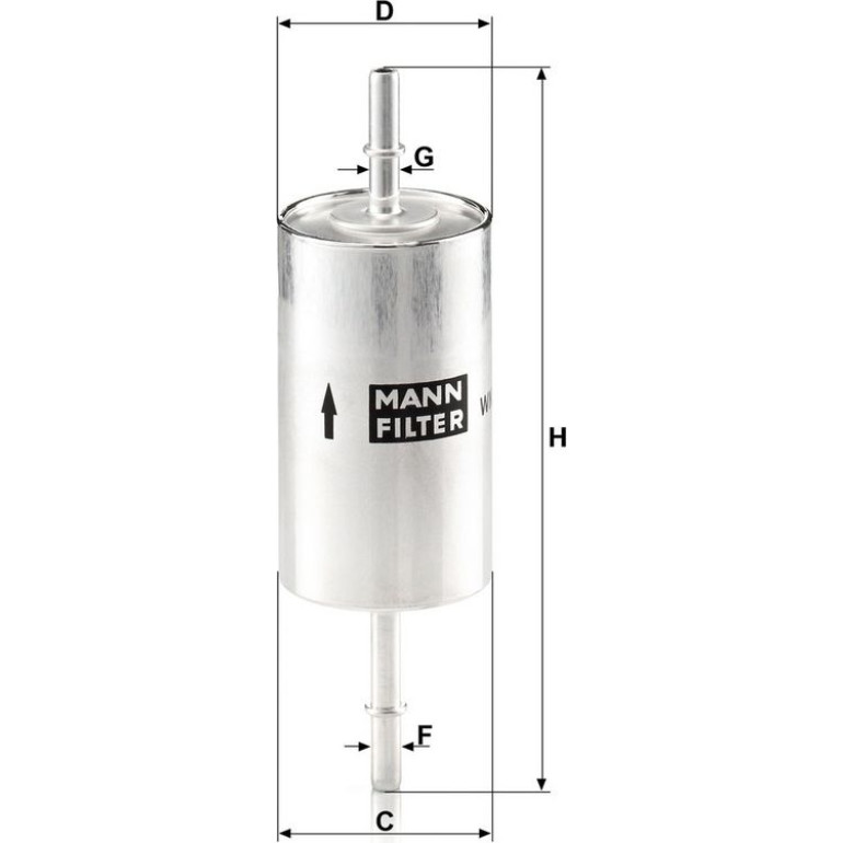 Kraftstofffilter WK 614/46 Kraftstofffilter WK 614/46
