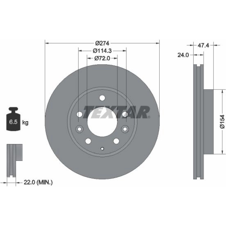 Bremsscheibe 92110400 Bremsscheibe 92110400