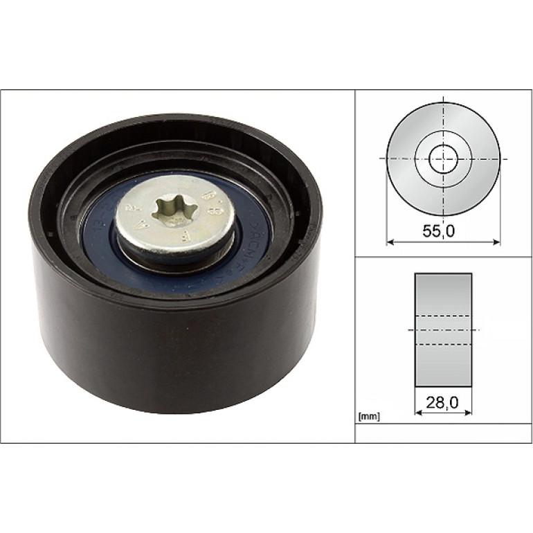 Umlenk-/Führungsrolle, Keilrippenriemen 532 0556 10 Umlenk-/Führungsrolle, Keilrippenriemen 532 0556 10