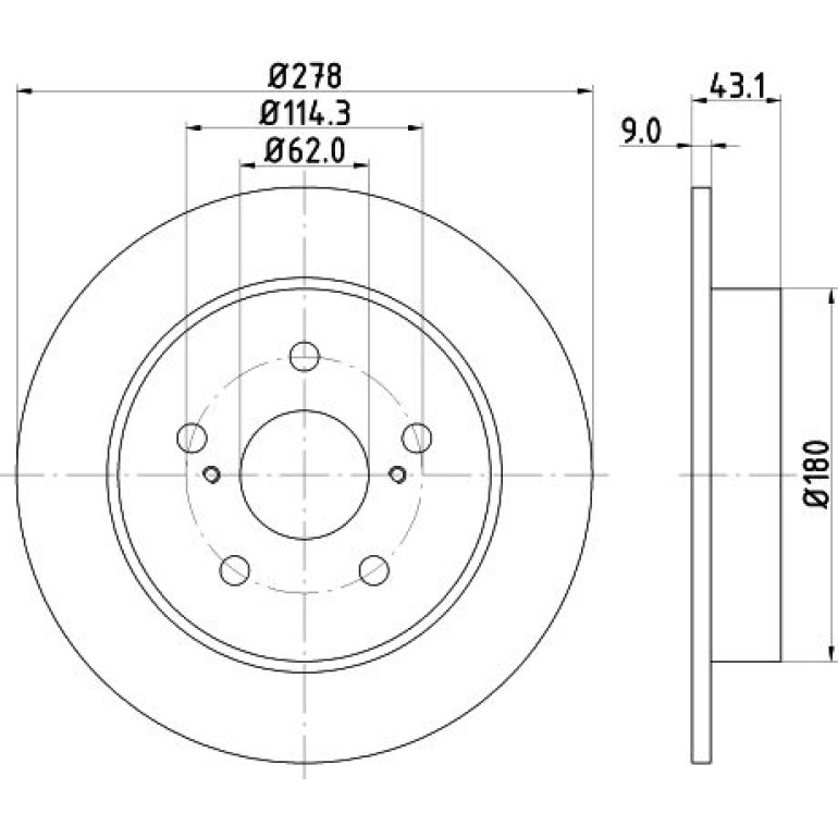 Bremsscheibe 8DD 355 116-791